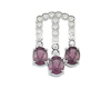 Garnet and diamond pendant Garnet and diamond pendant