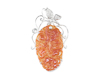 Jadeite (type-A) carving and diamond pendant Jadeite (type-A) carving and diamond pendant
