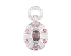 Rhodolite garnet and zircon pendant Rhodolite garnet and zircon pendant