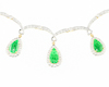 Jadeite (type-A) and diamond necklace Jadeite (type-A) and diamond necklace