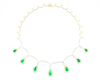 Jadeite (type-A) and diamond necklace