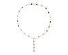 Spinel and diamond necklace