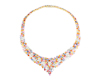 Mixed gem stones and diamond necklace Mixed gem stones and diamond necklace