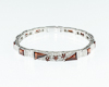Garnet and diamond bracelet Garnet and diamond bracelet