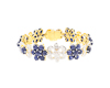 Blue sapphire and diamond bracelet Blue sapphire and diamond bracelet