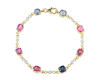 Spinel and diamond bracelet