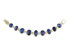 Blue star sapphire bracelet