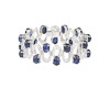 Blue sapphire and diamond bracelet Blue sapphire and diamond bracelet