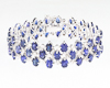Blue sapphire and diamond bracelet Blue sapphire and diamond bracelet