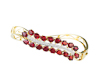 Ruby and diamond bangle