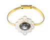 Star sapphire and diamond bangle Star sapphire and diamond bangle
