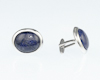 Blue sapphire cuff links Blue sapphire cuff links