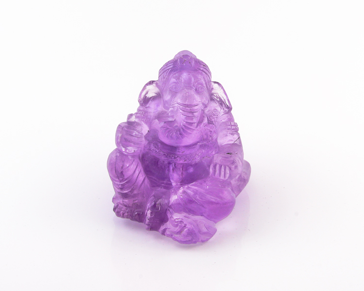 Amethyst Ganesha statue - Click Image to Close