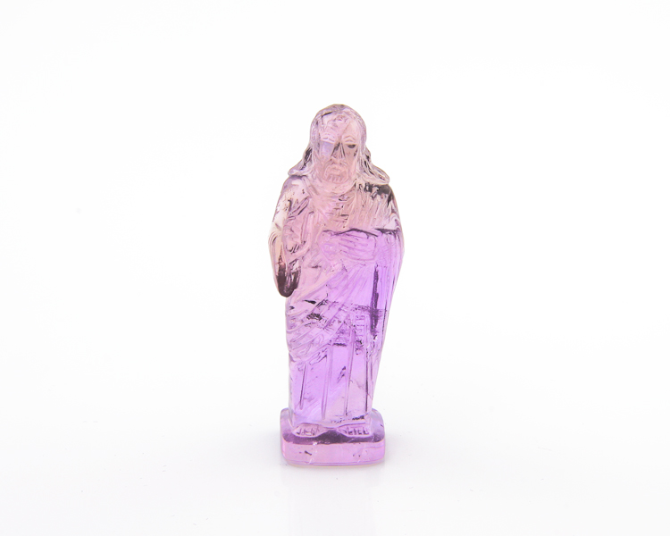 Amethyst Christ statue - Click Image to Close