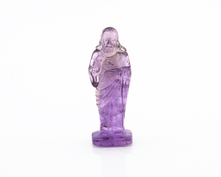 Amethyst Christ statue - Click Image to Close