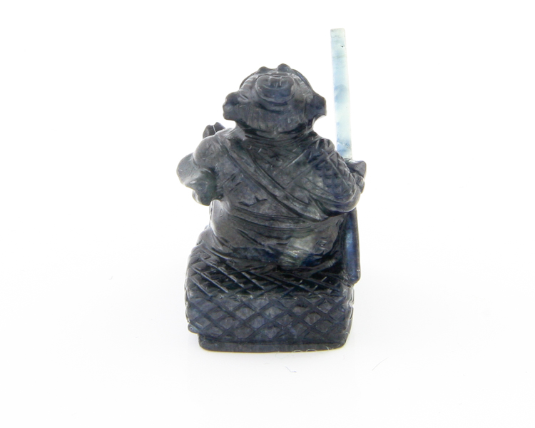 Blue sapphire Sun Wukong statue - Click Image to Close