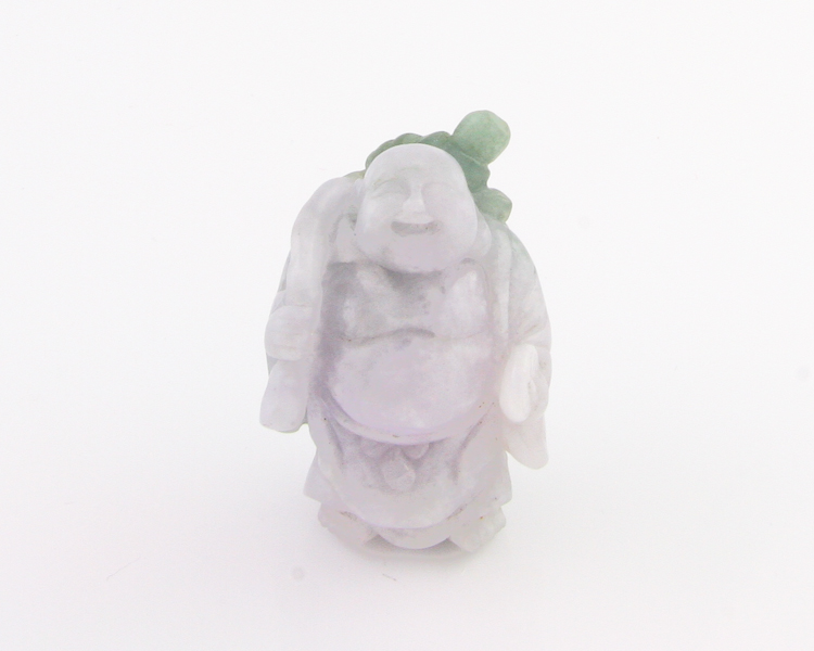 Jadeite (type-A) Budai statue - Click Image to Close