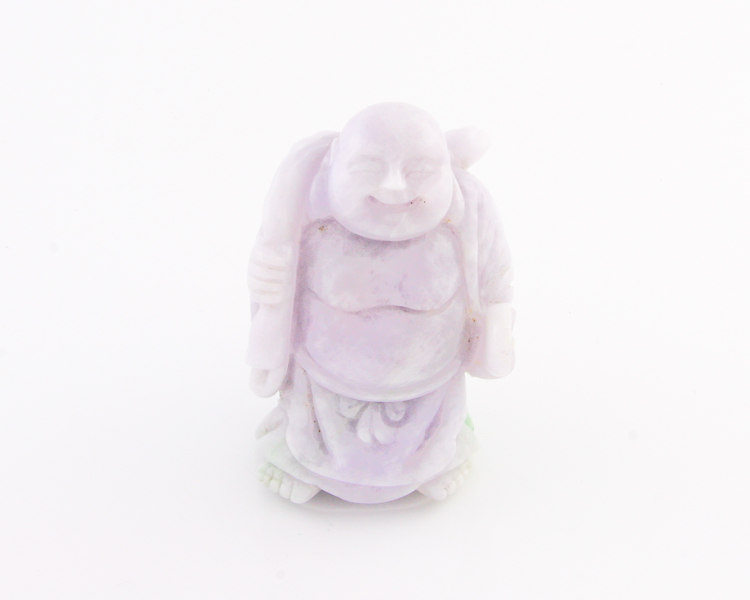 Jadeite (type-A) Budai statue - Click Image to Close