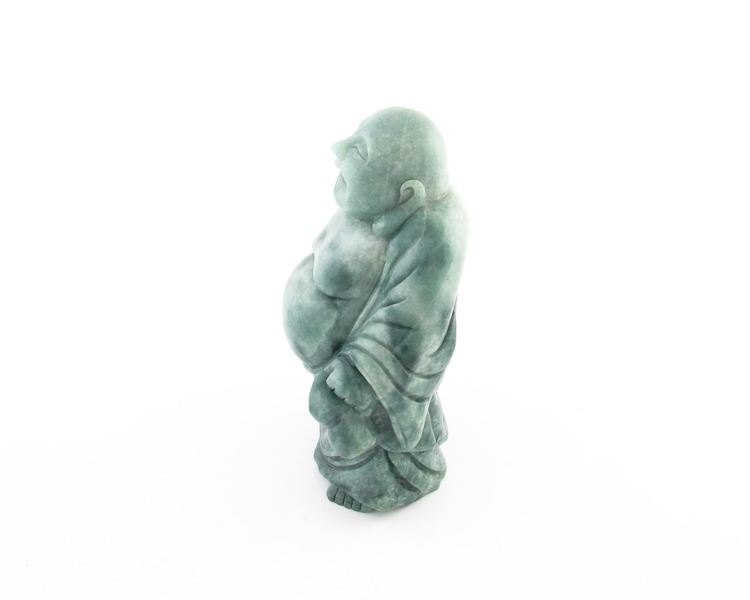 Jadeite (type-A) Budai statue - Click Image to Close