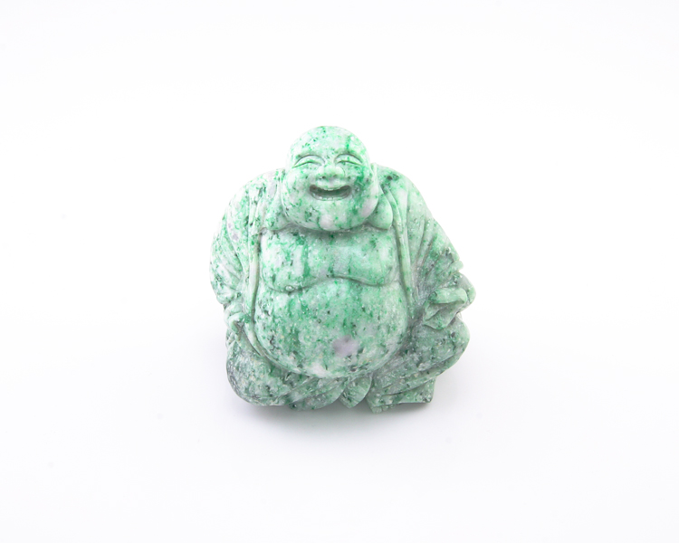 Jadeite (type-A) Budai statue - Click Image to Close