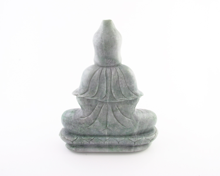 Jadeite (type-A) Guan Yin statue - Click Image to Close