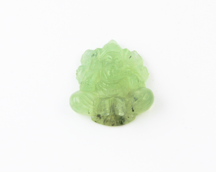 Prehnite Ganesha amulet - Click Image to Close