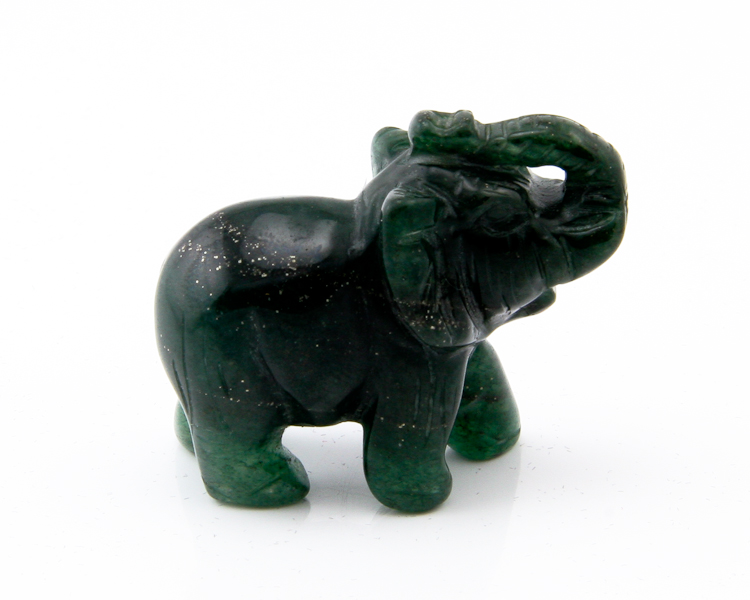 Aventurine elephant - Click Image to Close