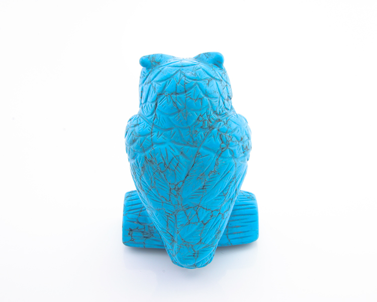 Turquoise owl - Click Image to Close
