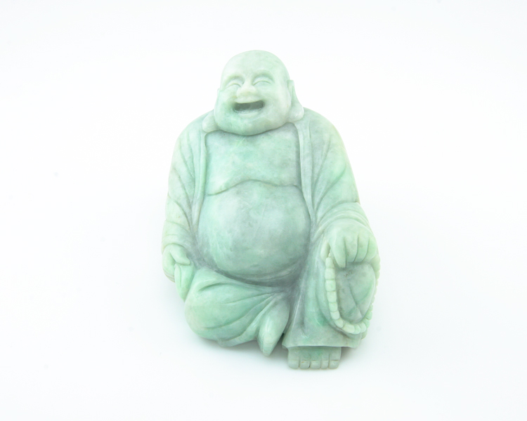 Jadeite (type-A) Buddha - Click Image to Close