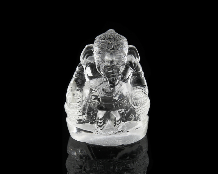 Quartz Ganesha statue - Click Image to Close