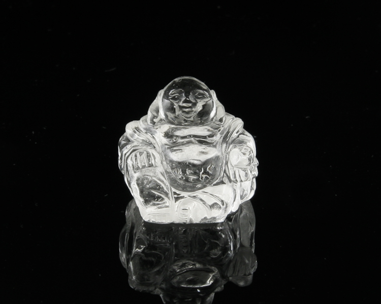 Quartz Budai statue - Click Image to Close