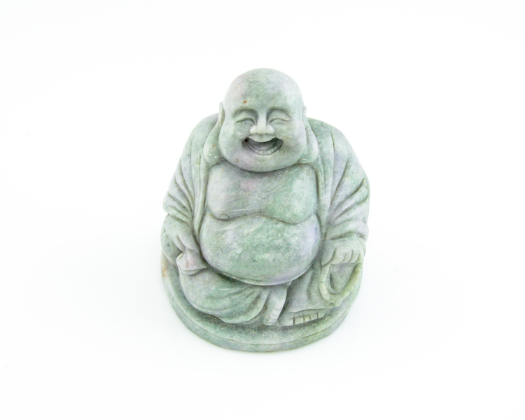 Jadeite (type-A) Budai statue - Click Image to Close