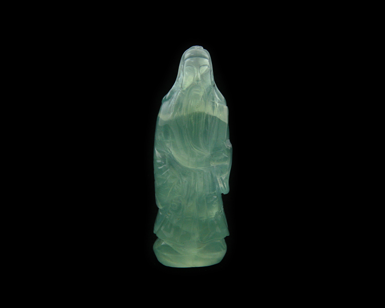 Prehnite Fu statue - Click Image to Close