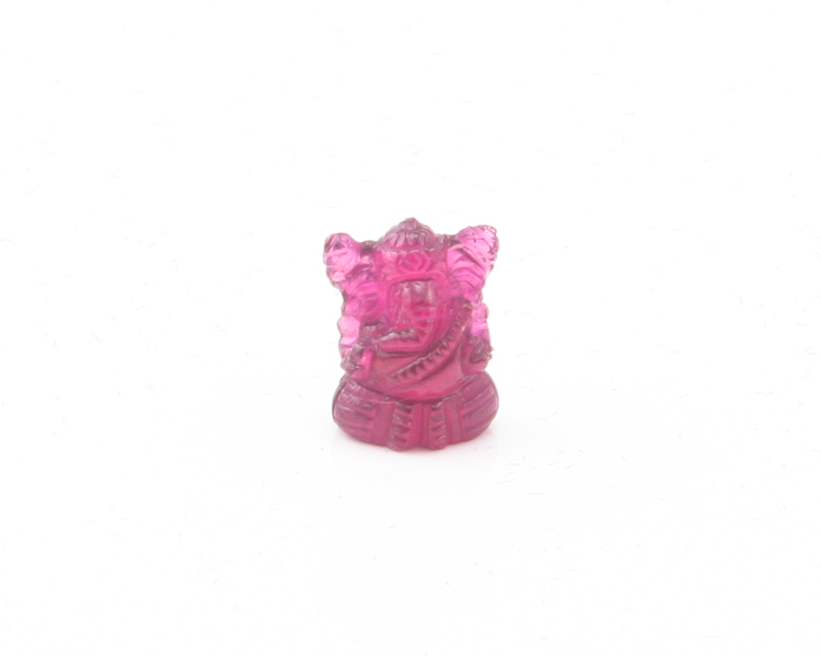 Ruby Ganesha statue - Click Image to Close