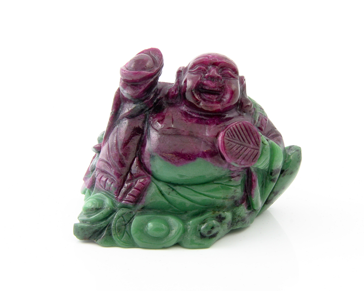 Ruby in soisite Budai statue - Click Image to Close