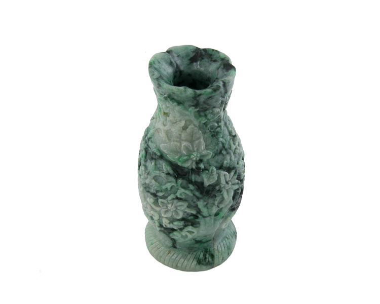 Jadeite (type-A) vase - Click Image to Close