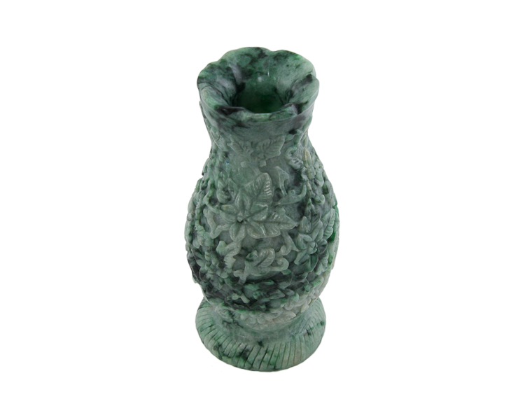 Jadeite (type-A) vase - Click Image to Close