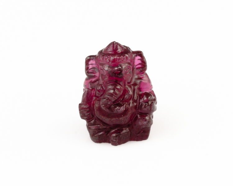 Ruby Ganesha statue - Click Image to Close