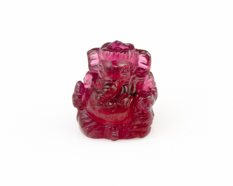 Ruby Ganesha statue - Click Image to Close