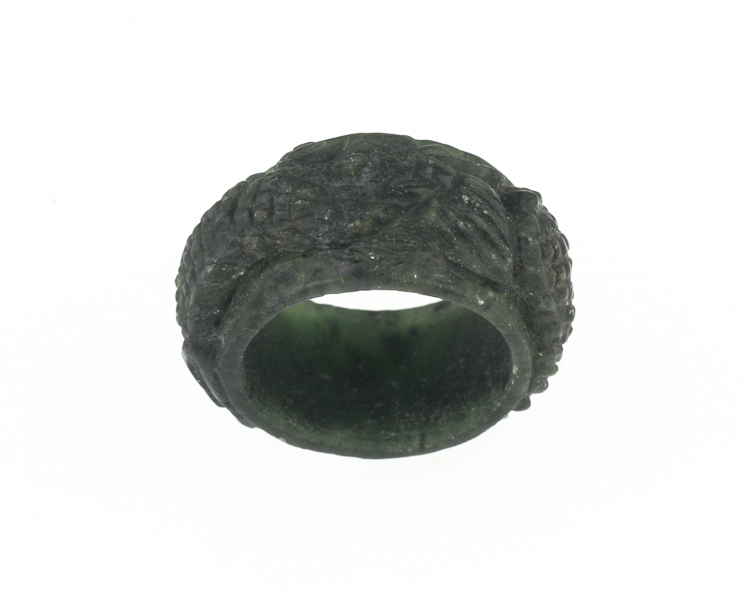 Nephrite jade (type-A) ring - Click Image to Close