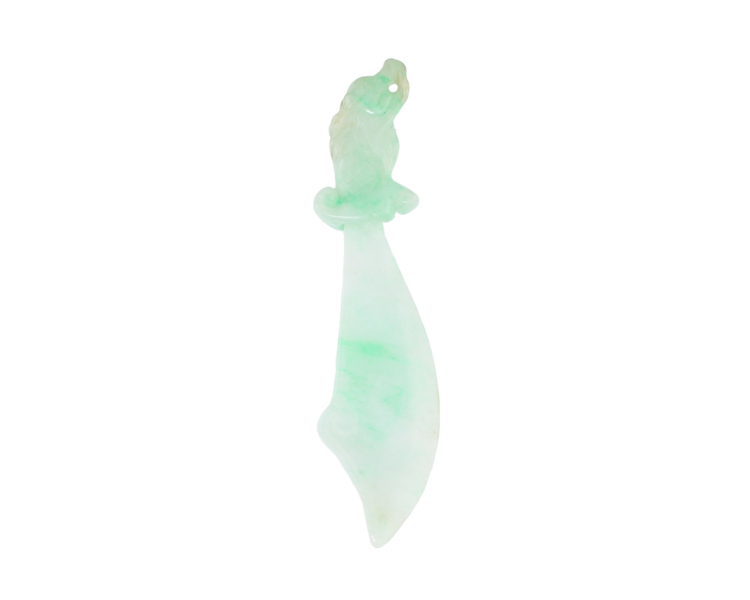 Jadeite (type-A) dagger - Click Image to Close