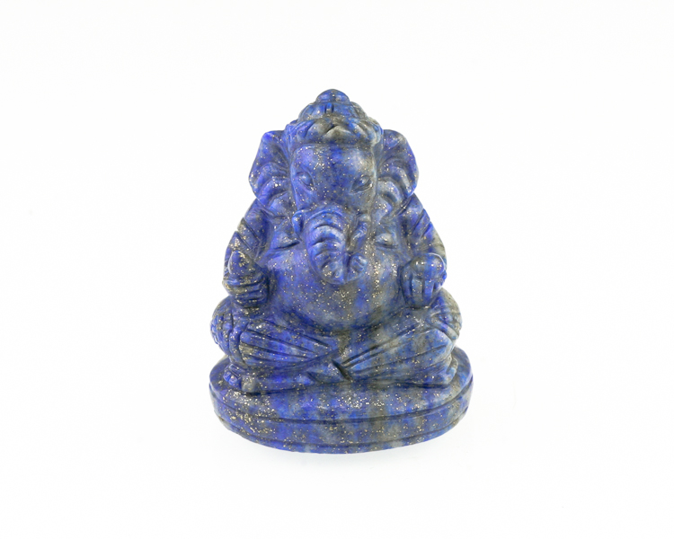 Lapis lazuli Ganesha statue - Click Image to Close