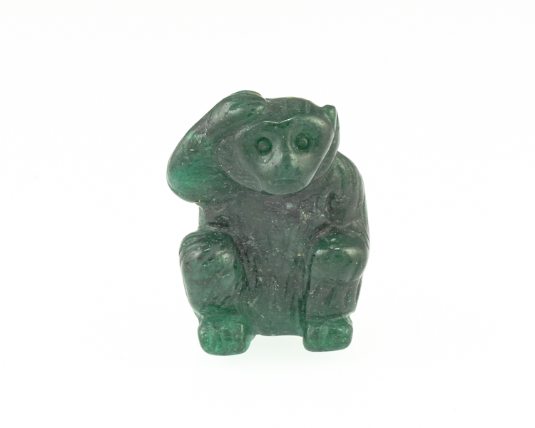 Aventurine monkey - Click Image to Close