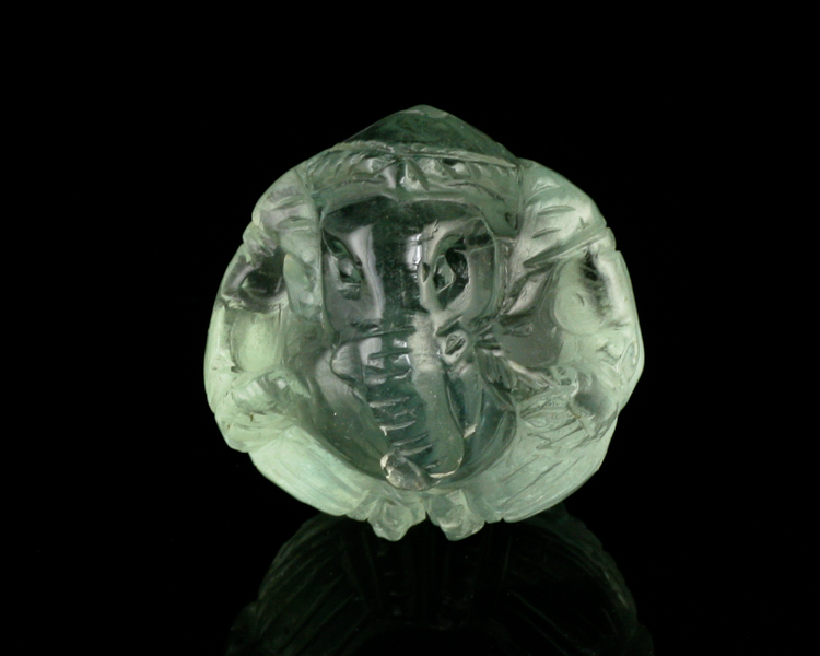 Fluorite Ganesha statue - Click Image to Close