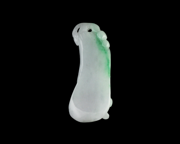 Jadeite (type-A) Chinese cabbage amulet - Click Image to Close