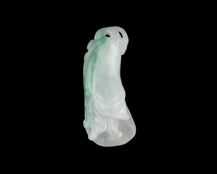 Jadeite (type-A) Chinese cabbage amulet - Click Image to Close