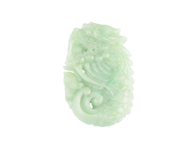 Jadeite (type-A) dragon - Click Image to Close