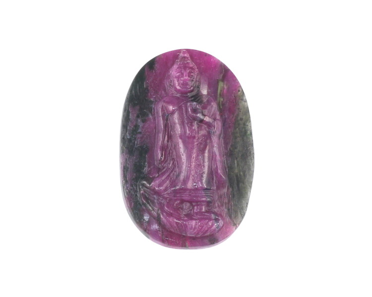 Ruby in soisite Buddha statue - Click Image to Close