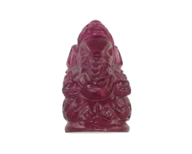 Ruby Ganesha statue - Click Image to Close