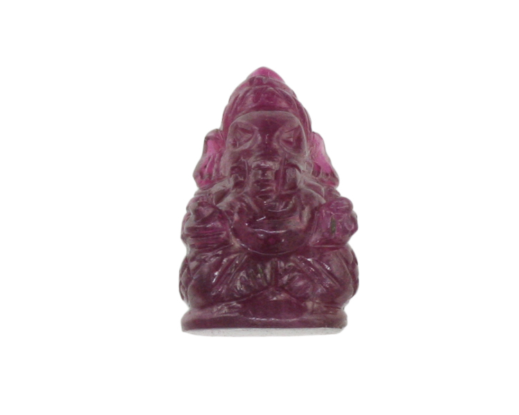 Ruby Ganesha statue - Click Image to Close